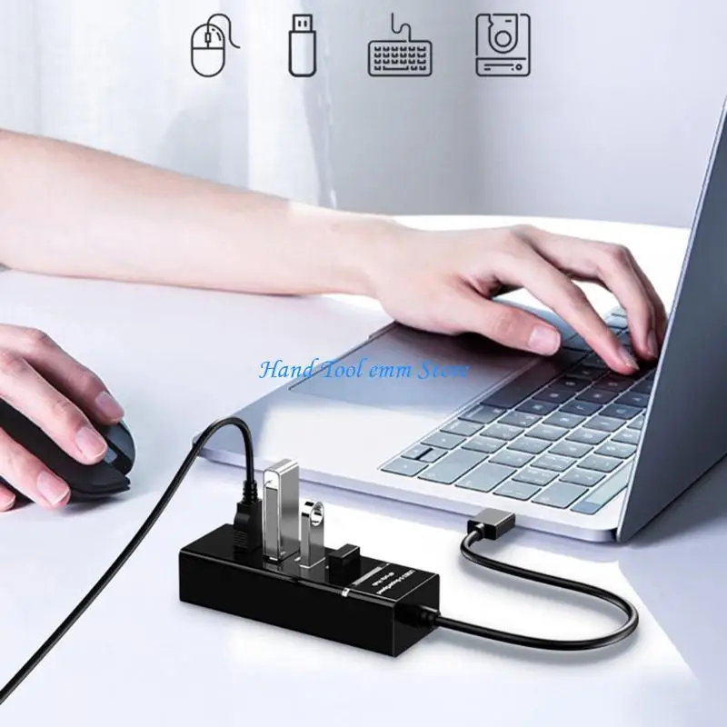 H37F 4Port USB Hub Adapter USB3.0 Hub Expander For Mouse Keyboards More Devices
H37F 4Port USB Hub Adapter USB3.0 Hub Expander For Mouse Keyboards More Devices