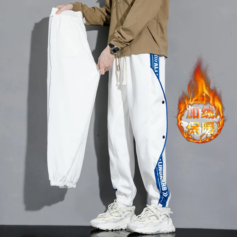 Man Autumn Winter Thick Warm Pants Patchwork Sports Joggers Trousers Casual Streetwear High Quality Fleecing Loose Sweatpants
Man Autumn Winter Thick Warm Pants Patchwork Sports Joggers Trousers Casual Streetwear High Quality Fleecing Loose Sweatpants