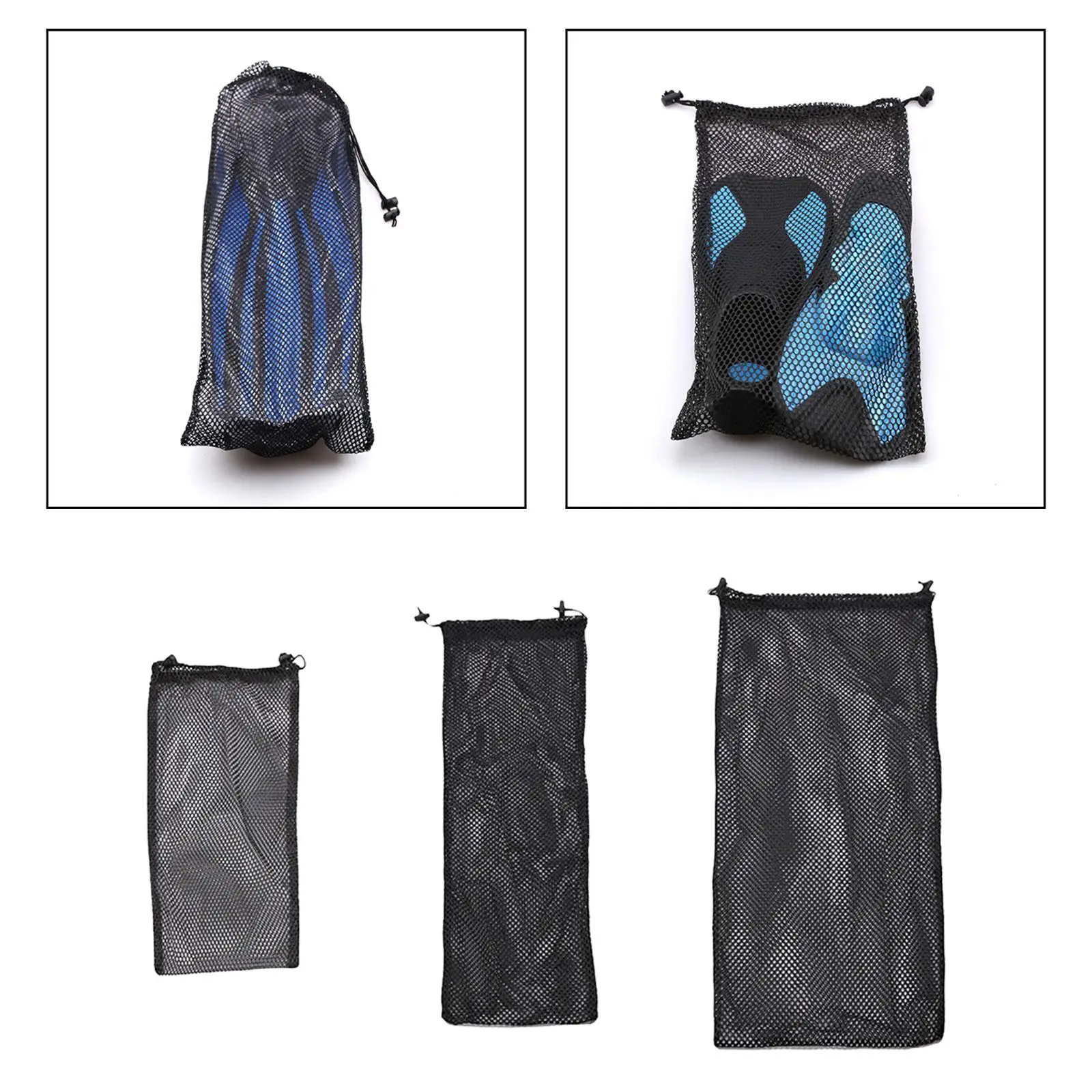 Scuba Diving Fins Storage Bag Breathable Mesh Organizer Portable Gear Holder for Underwater Swimming Snorkeling
Scuba Diving Fins Storage Bag Breathable Mesh Organizer Portable Gear Holder for Underwater Swimming Snorkeling