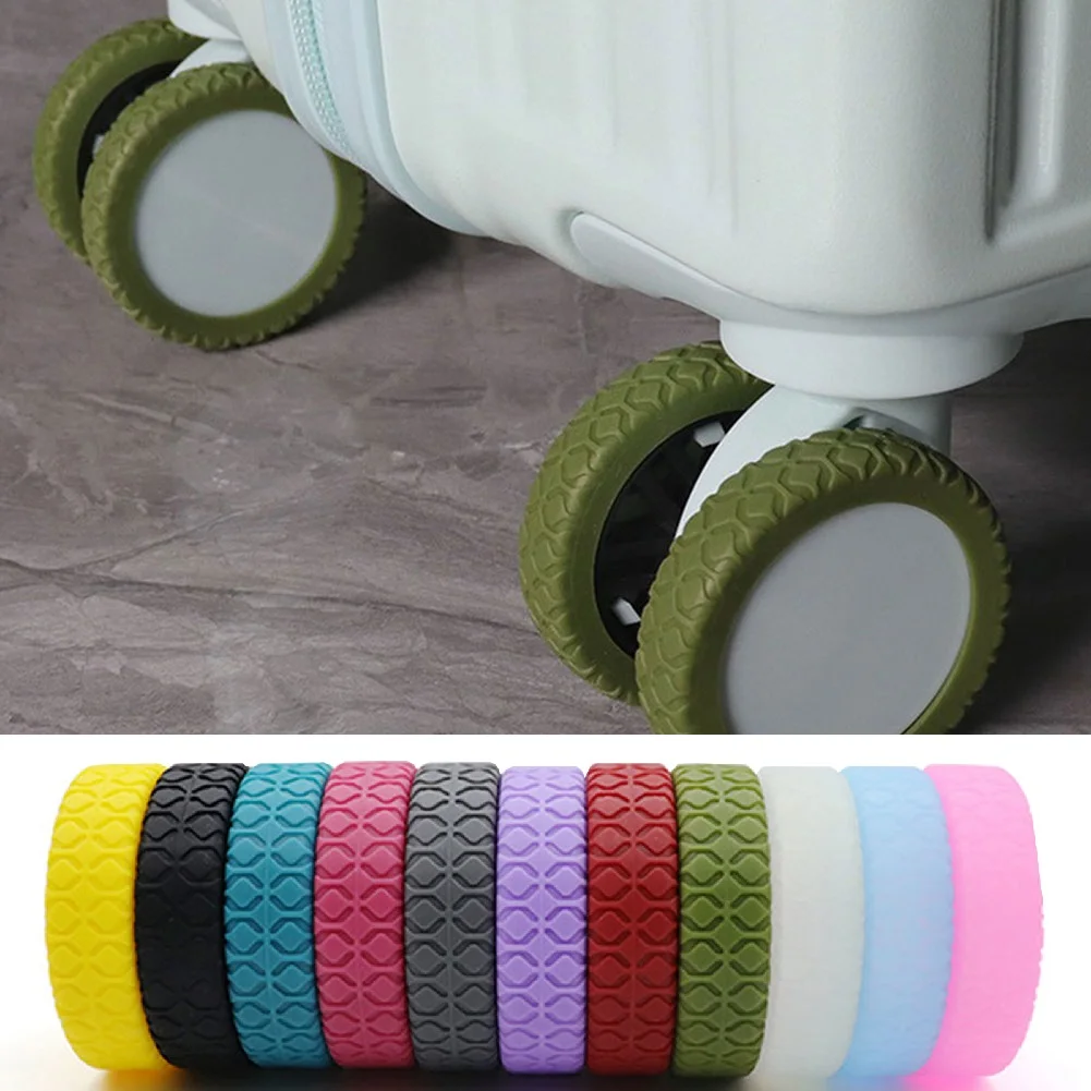 8Pcs/Set Silicone Luggage Wheels Covers Anti-Noise Wear-Resistant Suitcase Spinner Wheels Thickened Protection Cover for Travel
8Pcs/Set Silicone Luggage Wheels Covers Anti-Noise Wear-Resistant Suitcase Spinner Wheels Thickened Protection Cover for Travel