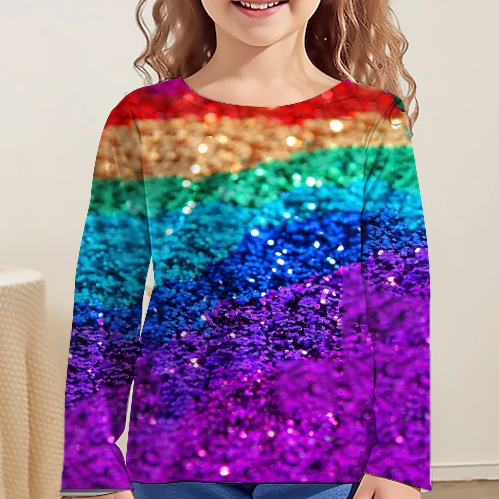Creative Print Girls Clothes Spring Fall Children's T-Shirts Round Neck Long Sleeve Boy T Shirts Stylish Casual Children Clothes
Creative Print Girls Clothes Spring Fall Children's T-Shirts Round Neck Long Sleeve Boy T Shirts Stylish Casual Children Clothes