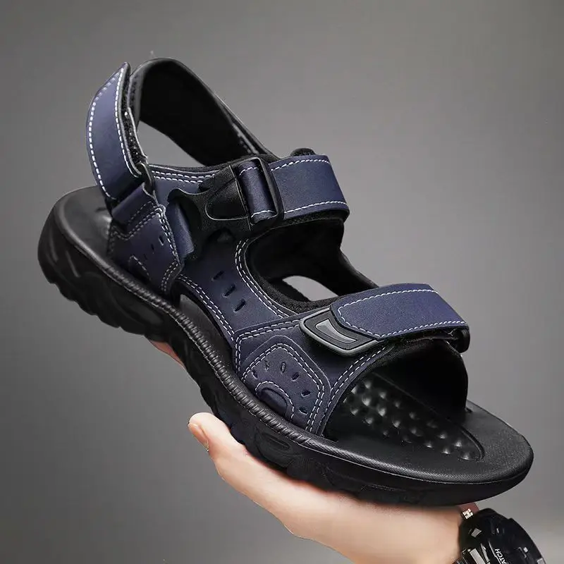 Peep Toe Fashion Men's Sandals Summer Fashion Beach Sandals for Male Basic Style Soft Bottom Antiskid Outdoor Man Footwear
Peep Toe Fashion Men's Sandals Summer Fashion Beach Sandals for Male Basic Style Soft Bottom Antiskid Outdoor Man Footwear