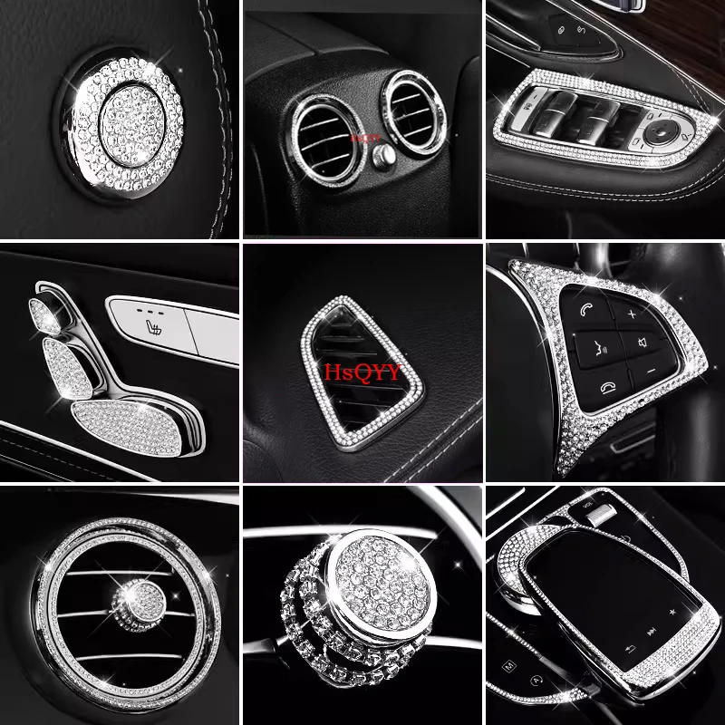 For Mercedes Benz C GLC Class W205 X253 Center Console Trim Diamond Cover Crystal Sticker Interior Accessories Modification
For Mercedes Benz C GLC Class W205 X253 Center Console Trim Diamond Cover Crystal Sticker Interior Accessories Modification