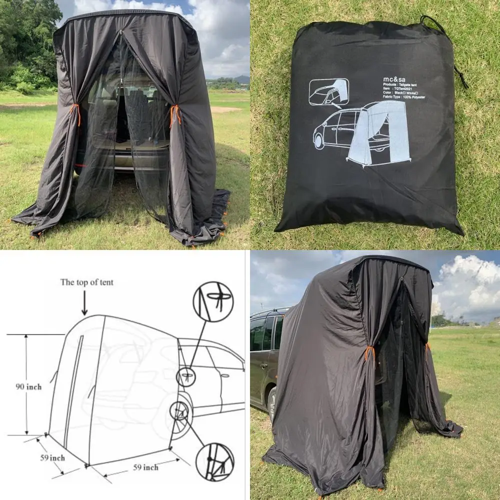 Waterproof SUV Tailgate Shelter Tent, Portable Privacy Room for Outdoor Activities, Beach, Camping, and Changing Needs
Waterproof SUV Tailgate Shelter Tent, Portable Privacy Room for Outdoor Activities, Beach, Camping, and Changing Needs
