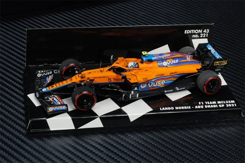 MINICHAMPS 1:43 F1 TEAM MCL35M NO.4 L.NORRIS / NO.3 D.RICCIARDO ABU DHABI GP 2021 Model Car
MINICHAMPS 1:43 F1 TEAM MCL35M NO.4 L.NORRIS / NO.3 D.RICCIARDO ABU DHABI GP 2021 Model Car