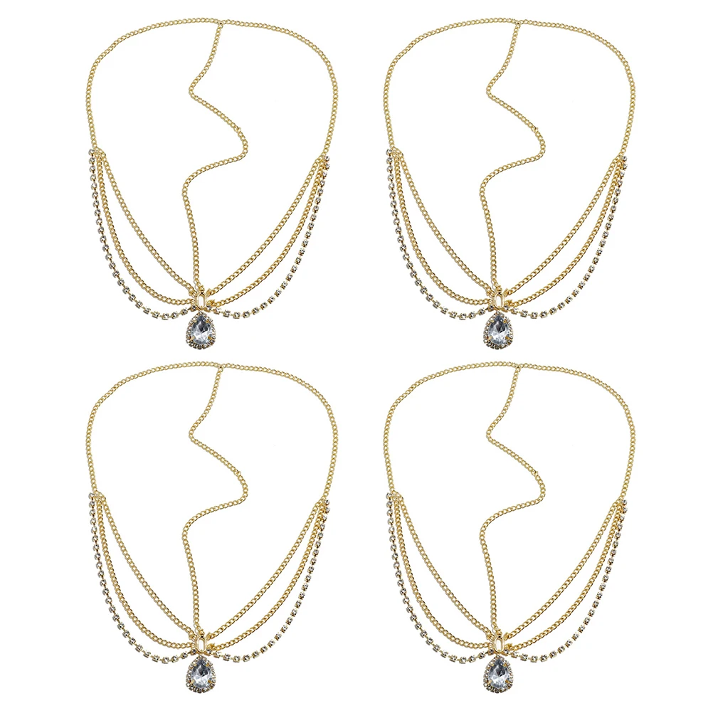 4 Pcs Golden Bohemian Head Chains Hair for Halloween Women Girls Bridal Wedding Beach Party Accessories Stable Shiny Elegant
4 Pcs Golden Bohemian Head Chains Hair for Halloween Women Girls Bridal Wedding Beach Party Accessories Stable Shiny Elegant