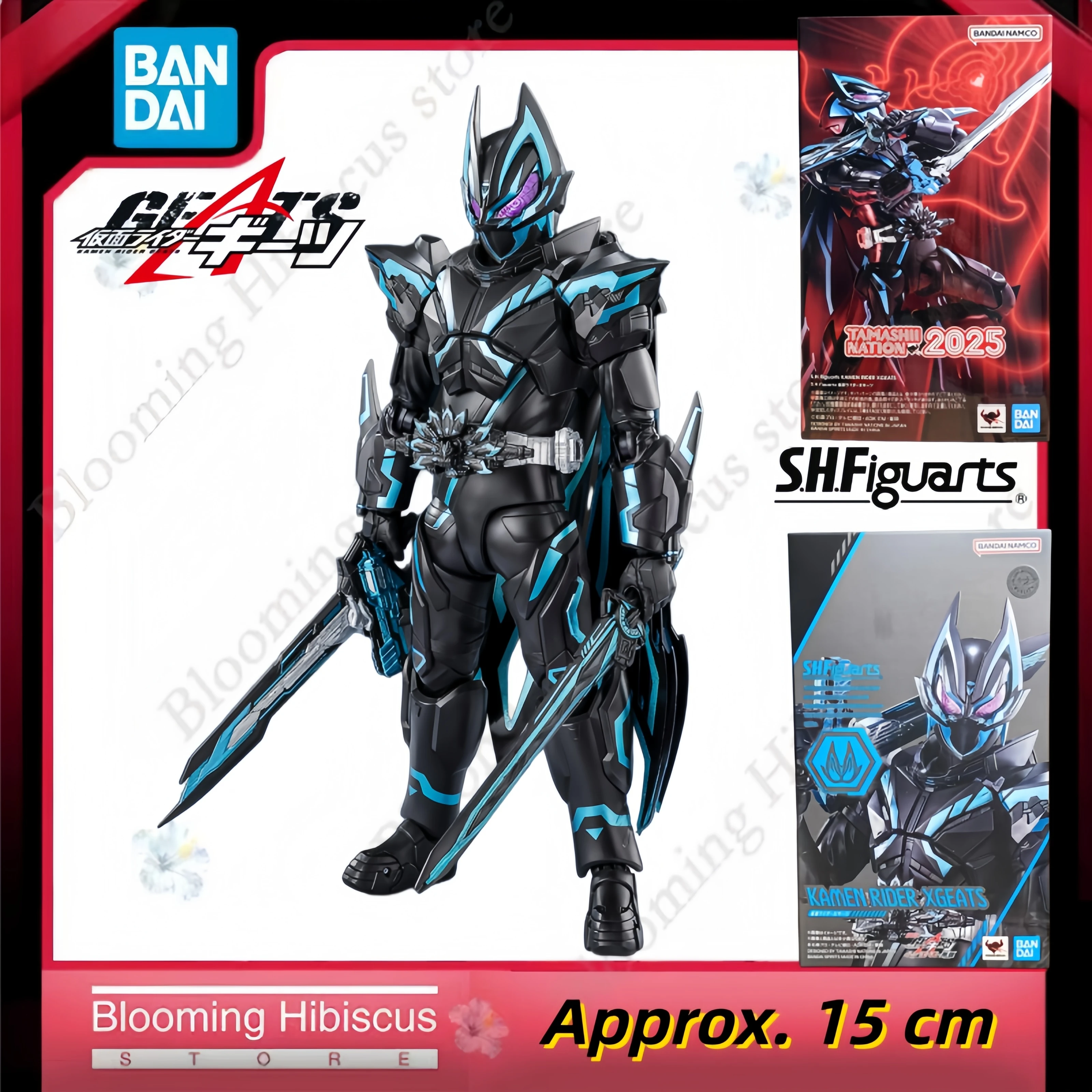 Authentic Bandai Tamashii Nation 2025 SHF Kamen Rider XGeats 15cm Action Figure Collectible Toy In Stock Safe & Secure Packaging
Authentic Bandai Tamashii Nation 2025 SHF Kamen Rider XGeats 15cm Action Figure Collectible Toy In Stock Safe & Secure Packaging