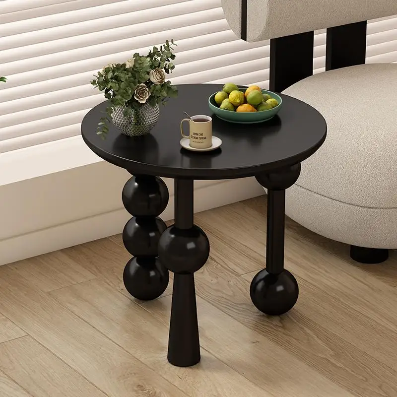 French light luxury walnut solid wood small coffee table living room complex ancient round storage sofa side few balcony table b
French light luxury walnut solid wood small coffee table living room complex ancient round storage sofa side few balcony table b
