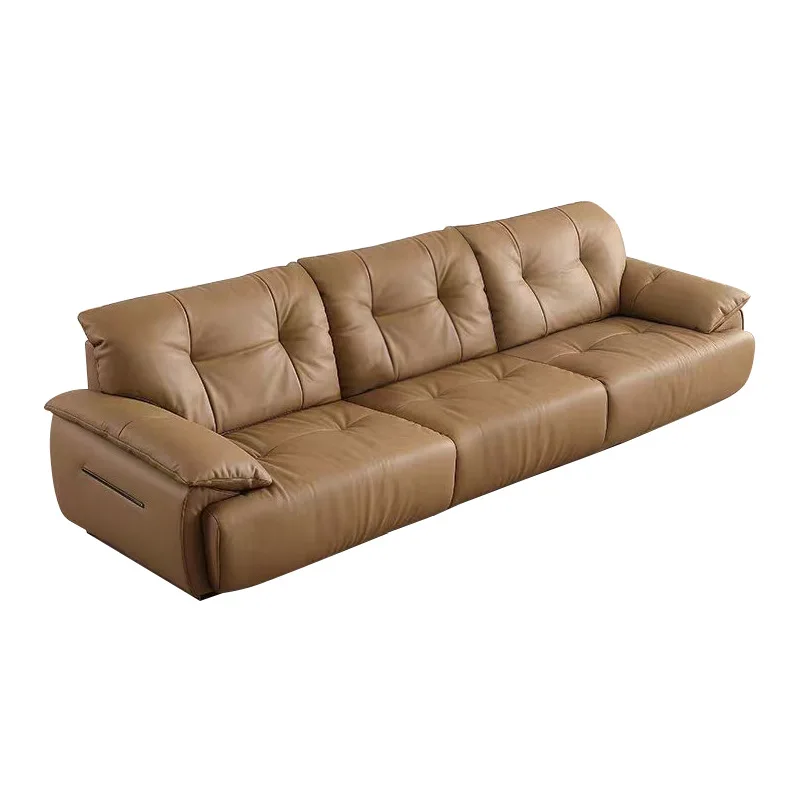 first layer cowhide straight row large apartment living room green leather advanced Italian light luxury
first layer cowhide straight row large apartment living room green leather advanced Italian light luxury