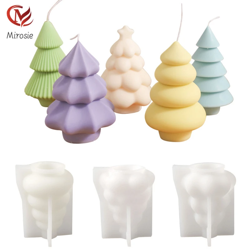 Miroise Christmas Tree Silicone Mold Christmas Scented Candle Mold Home Decoration Plaster Resin Mold Handmade Candle Making Kit
Miroise Christmas Tree Silicone Mold Christmas Scented Candle Mold Home Decoration Plaster Resin Mold Handmade Candle Making Kit
