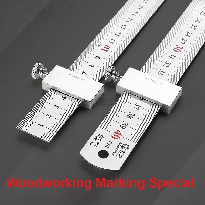 Straight Edge Positioning Block Stainless Steel Marking Limit Device Woodworking Specific Fixed-point Marking Precise Marking
Straight Edge Positioning Block Stainless Steel Marking Limit Device Woodworking Specific Fixed-point Marking Precise Marking