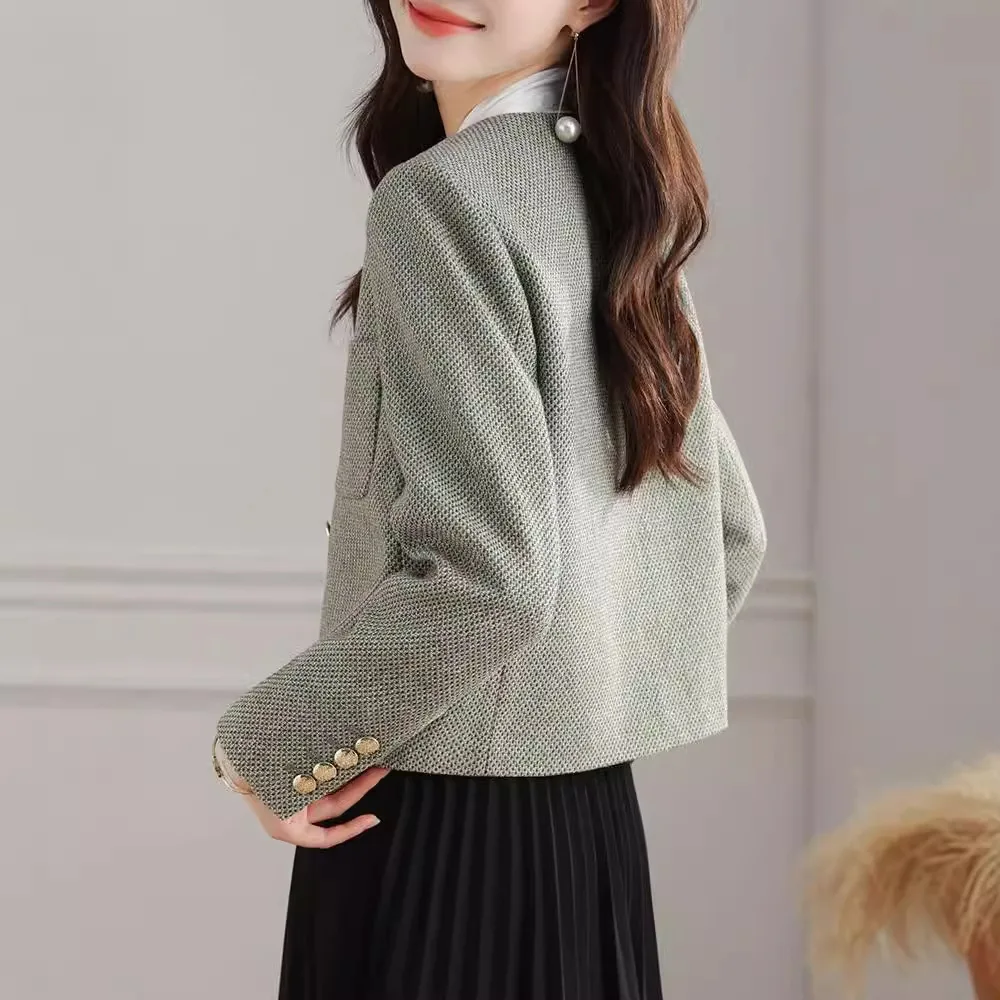 ort Coat Spring Autumn 2025 New Design Sensation Elite round Ne Outerwear French Sle Loose Fit Single Piece Polyester F...
ort Coat Spring Autumn 2025 New Design Sensation Elite round Ne Outerwear French Sle Loose Fit Single Piece Polyester F...