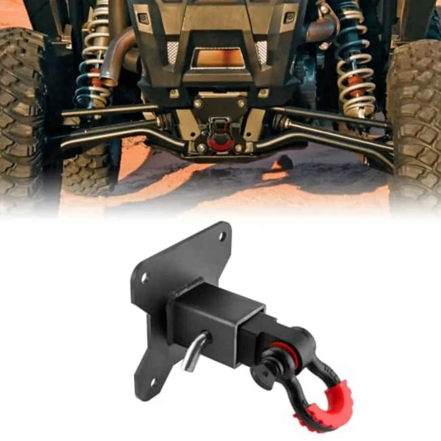 2 Rear Trailer Hitch No Drilling Shackle Recver with 3/4 D Ring and 7/8 Locking Pin Compatible with Polaris RZR XP/XP 4 1000 20
2 Rear Trailer Hitch No Drilling Shackle Recver with 3/4 D Ring and 7/8 Locking Pin Compatible with Polaris RZR XP/XP 4 1000 20