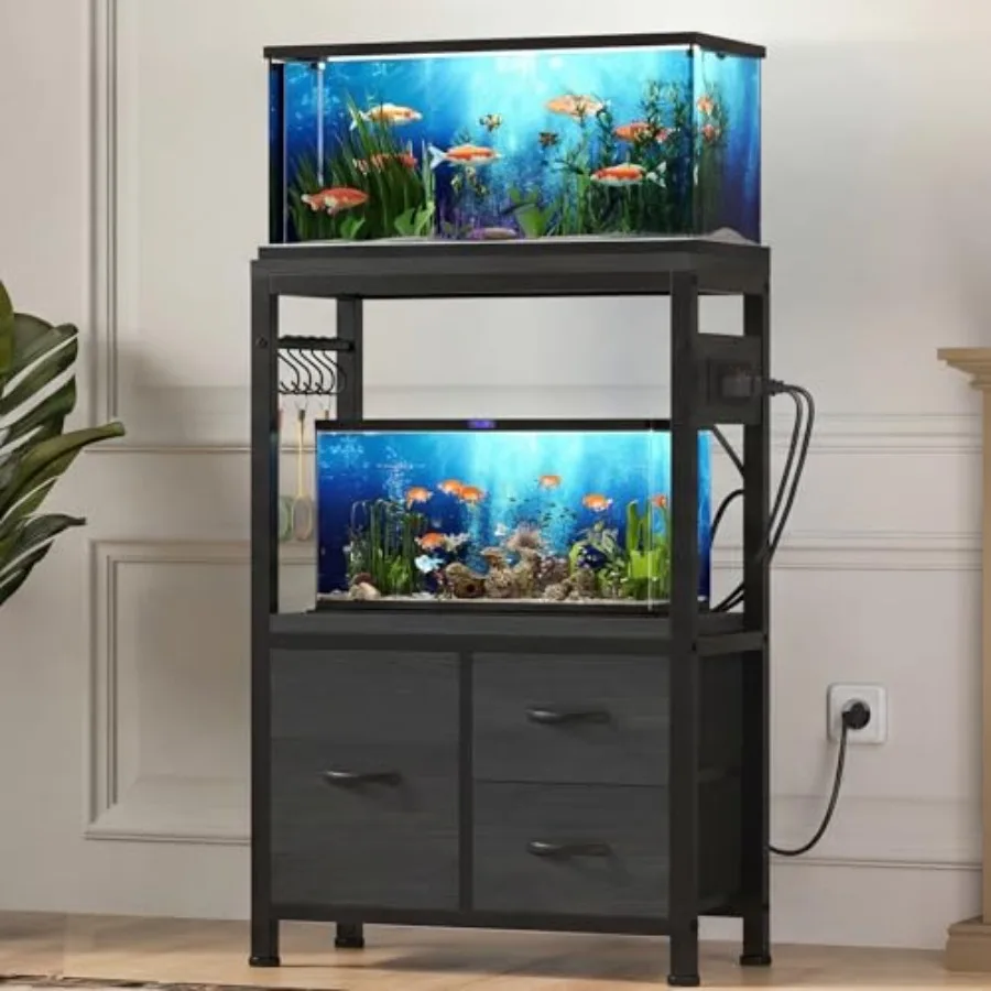 【Spot goods】5-10 Gallon Fish Tank Stand Aquarium Stand with Drawer Power Outlet Heavy Duty Metal Frame for Fish Tank Turtle and
【Spot goods】5-10 Gallon Fish Tank Stand Aquarium Stand with Drawer Power Outlet Heavy Duty Metal Frame for Fish Tank Turtle and