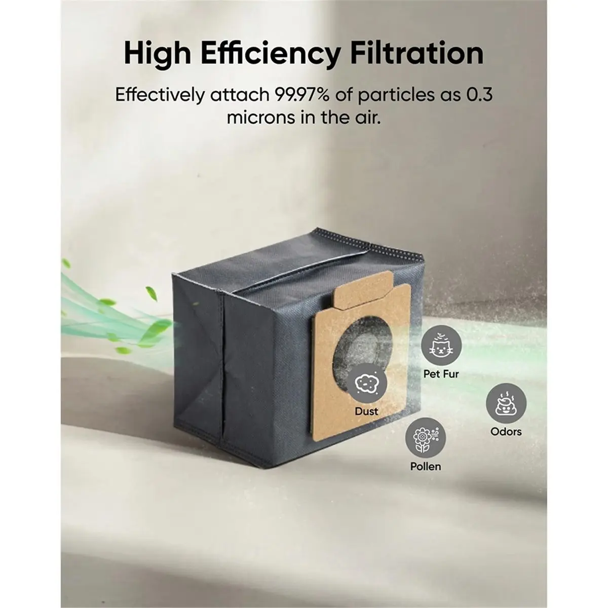 For Accessory-6-Pack Large Capacity Dust Bags Compatible with X10 Pro Omni Accessory Dust Bags
For Accessory-6-Pack Large Capacity Dust Bags Compatible with X10 Pro Omni Accessory Dust Bags