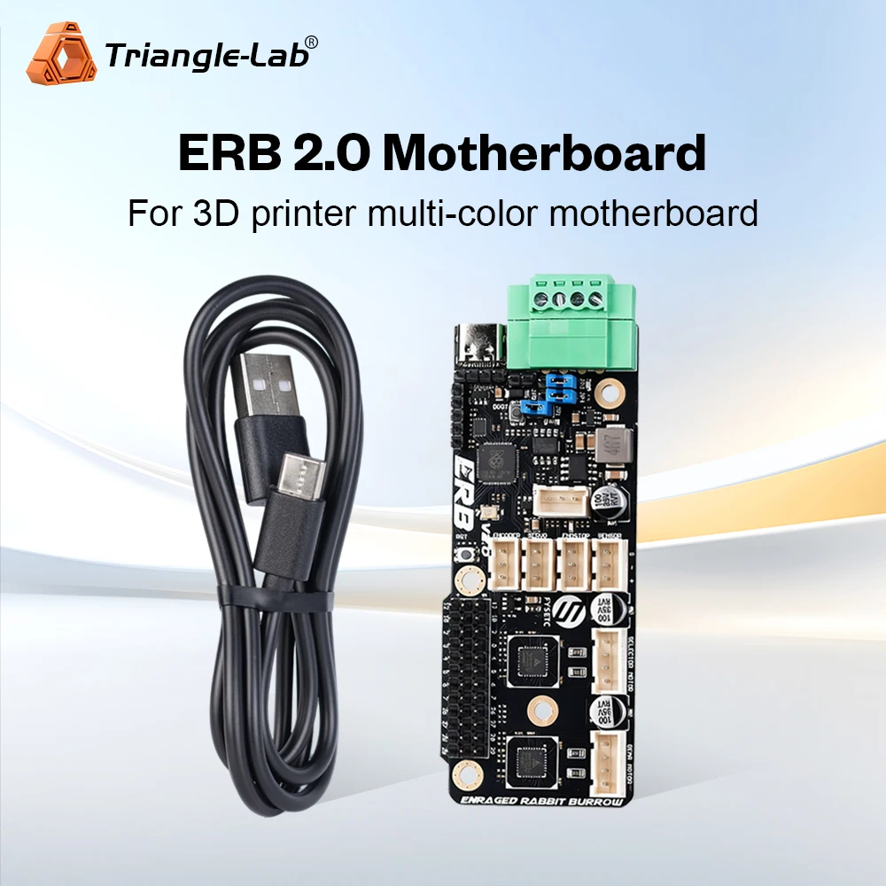 Trianglelab ERB V2.0 3D printer multi-color motherboard For ERCF 2.0 HTLF MMX 14 channels MMU NightOwl Kit
Trianglelab ERB V2.0 3D printer multi-color motherboard For ERCF 2.0 HTLF MMX 14 channels MMU NightOwl Kit