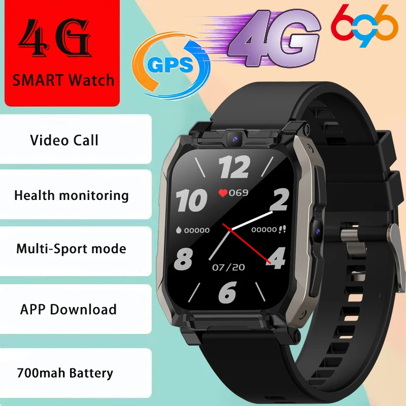 4G Смарт-часы с двойной камерой, WIFI, GPS, 700 мАч, спортивные часы для видеозвонков для мужчин и женщин, 1,96 дюйма, приложение для загрузки SIM-карты, музыкальные умные часы
4G Смарт-часы с двойной камерой, WIFI, GPS, 700 мАч, спортивные часы для видеозвонков для мужчин и женщин, 1,96 дюйма, приложение для загрузки SIM-карты, музыкальные умные часы