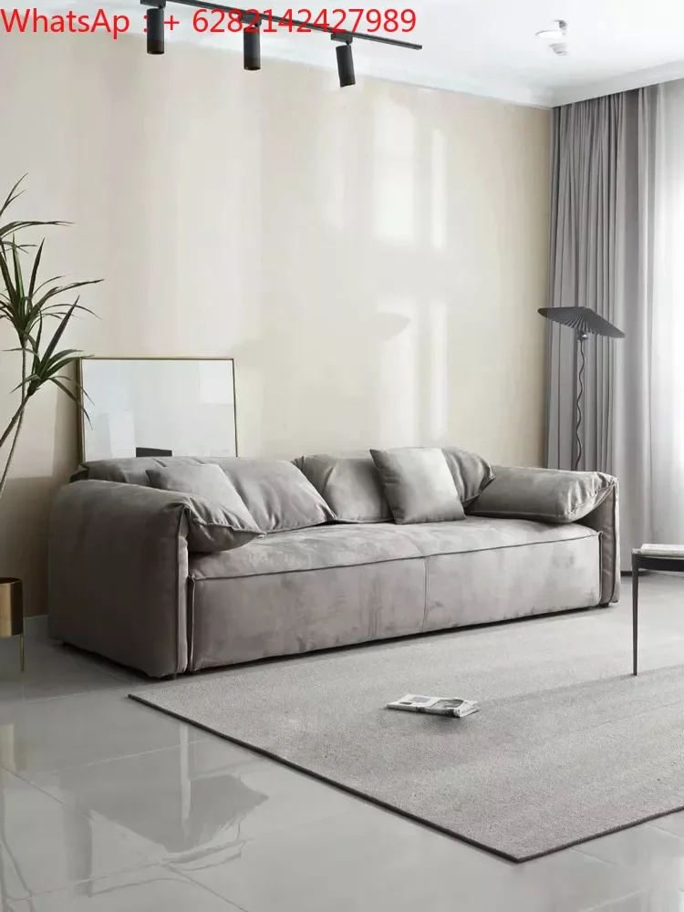 High end customized elephant ear brand sofa Casablanca Italian style minimalist matte suede large sitting deep designer style
High end customized elephant ear brand sofa Casablanca Italian style minimalist matte suede large sitting deep designer style