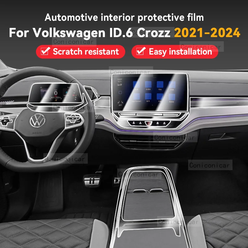 For Volkswagen ID.6 CROZZ 2021-2024 ID6 Car Interior Center Console Screen Protective Film Anti-scratch film Sticker Accessories
For Volkswagen ID.6 CROZZ 2021-2024 ID6 Car Interior Center Console Screen Protective Film Anti-scratch film Sticker Accessories