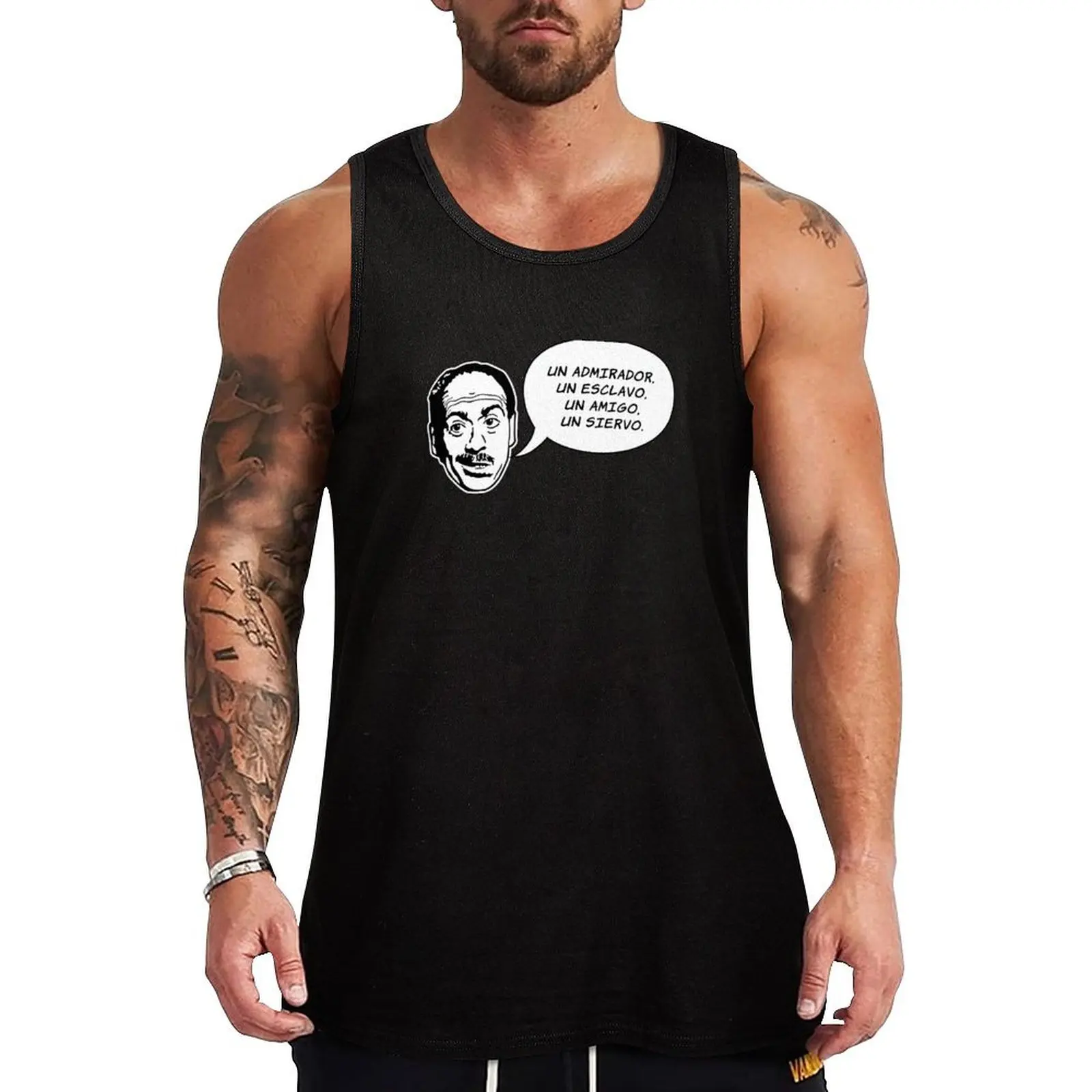 Un admirador, un amigo, un esclavo, siervo - Jose Luis López Vázquez Tank Top gym shirts Men's gym t-shirts
Un admirador, un amigo, un esclavo, siervo - Jose Luis López Vázquez Tank Top gym shirts Men's gym t-shirts