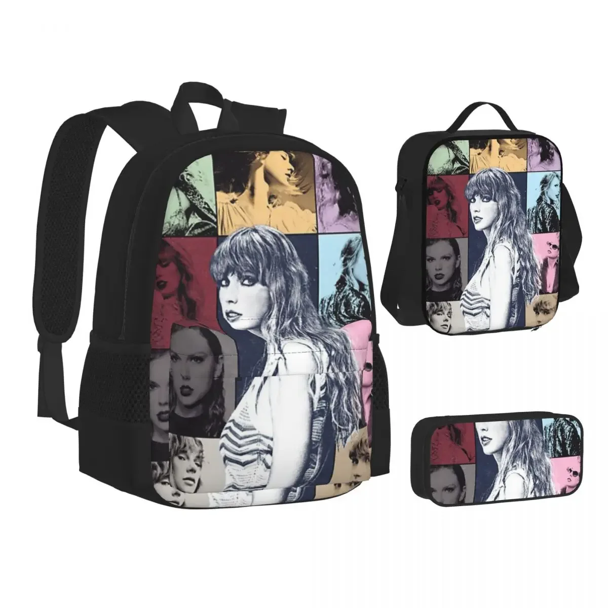 The Eras Tour Backpacks Boys Girls Bookbag Children School Bags Cartoon Kids Rucksack Lunch Bag Pen Bag Three-Piece Set
The Eras Tour Backpacks Boys Girls Bookbag Children School Bags Cartoon Kids Rucksack Lunch Bag Pen Bag Three-Piece Set