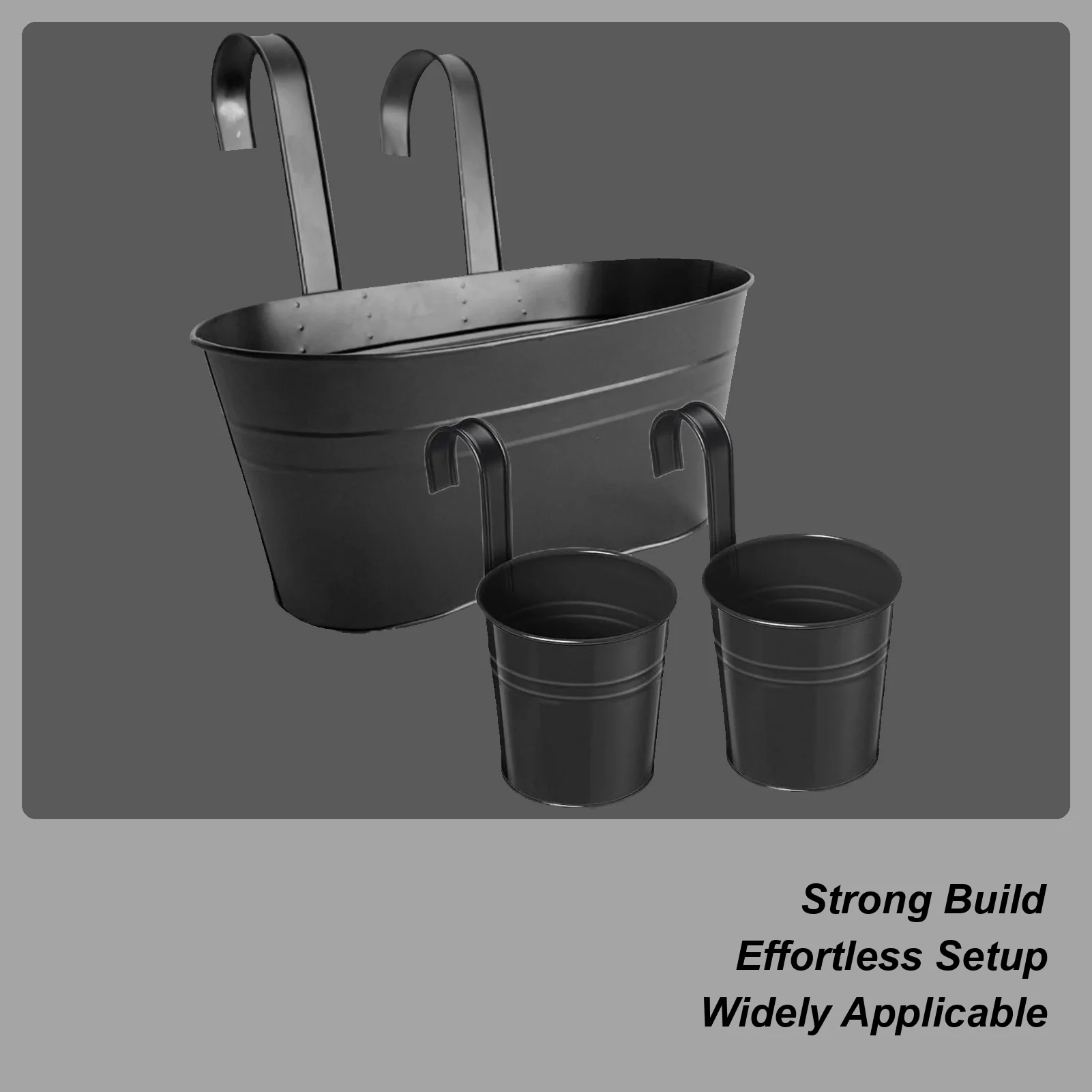 Railing Planter Metal Hangable Deck Planter Hangable Houseplant Pots Metal Flower Boxes For Outside Fence Backyard
Railing Planter Metal Hangable Deck Planter Hangable Houseplant Pots Metal Flower Boxes For Outside Fence Backyard