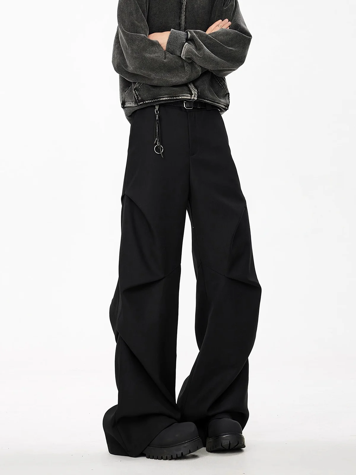 Американские широкие брюки-карго унисекс, осенние, модные, повседневные, в стиле парашютиста, однотонные, с эффектом легкости и прохлады
Американские широкие брюки-карго унисекс, осенние, модные, повседневные, в стиле парашютиста, однотонные, с эффектом легкости и прохлады