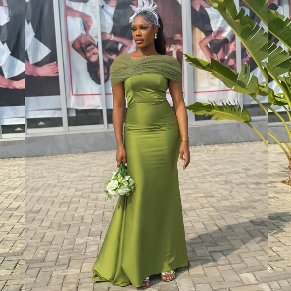 2026 Hunter Green Mermaid Bridesmaid Dresses Off Shoulder Elastic Satin Africa Garden Wedding Guest Party Gowns Customized
2026 Hunter Green Mermaid Bridesmaid Dresses Off Shoulder Elastic Satin Africa Garden Wedding Guest Party Gowns Customized