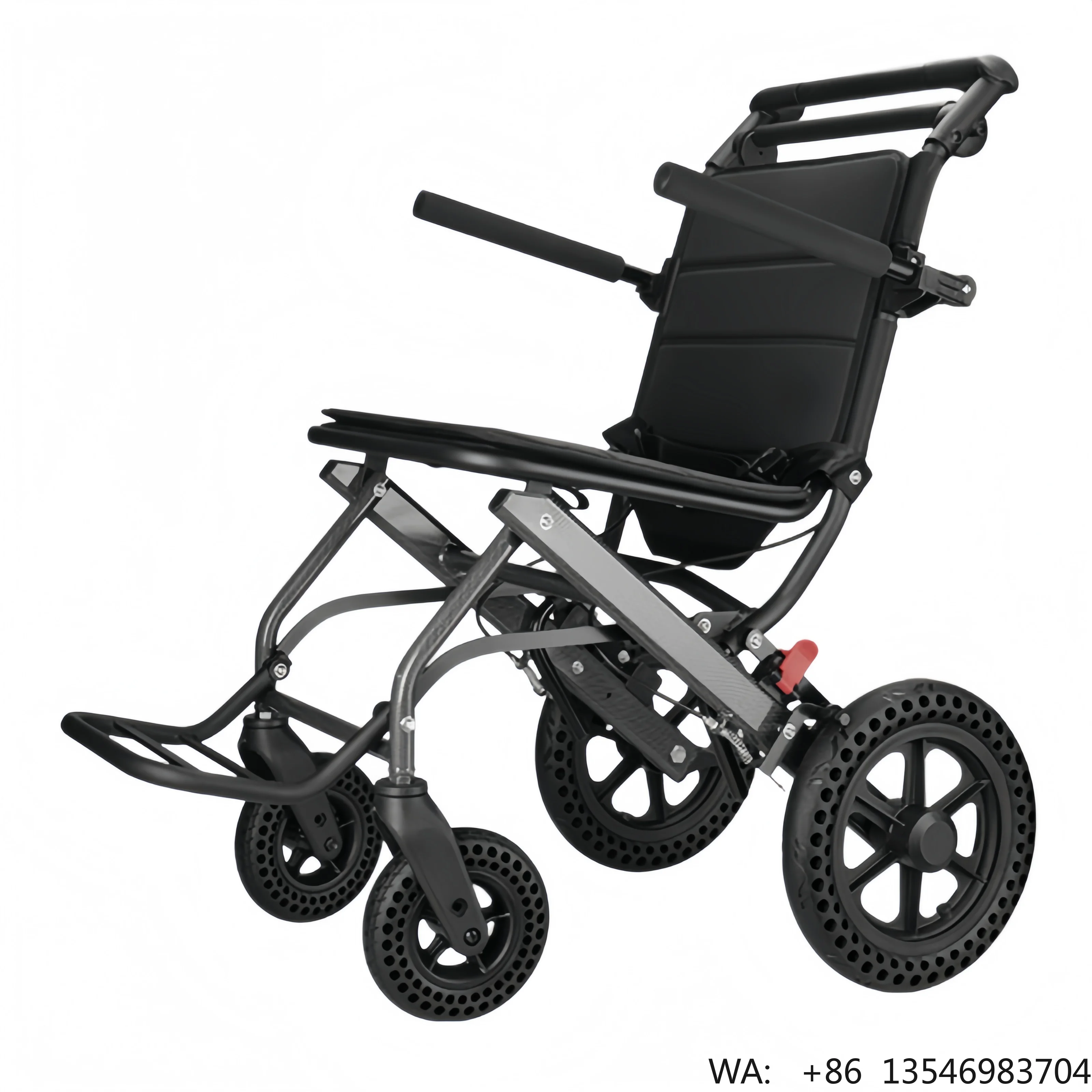 Super Lightweight Portable Foldable Manual Wheelchair, Black Carbon Fiber Appearance, for Disabled and Elderly
Super Lightweight Portable Foldable Manual Wheelchair, Black Carbon Fiber Appearance, for Disabled and Elderly