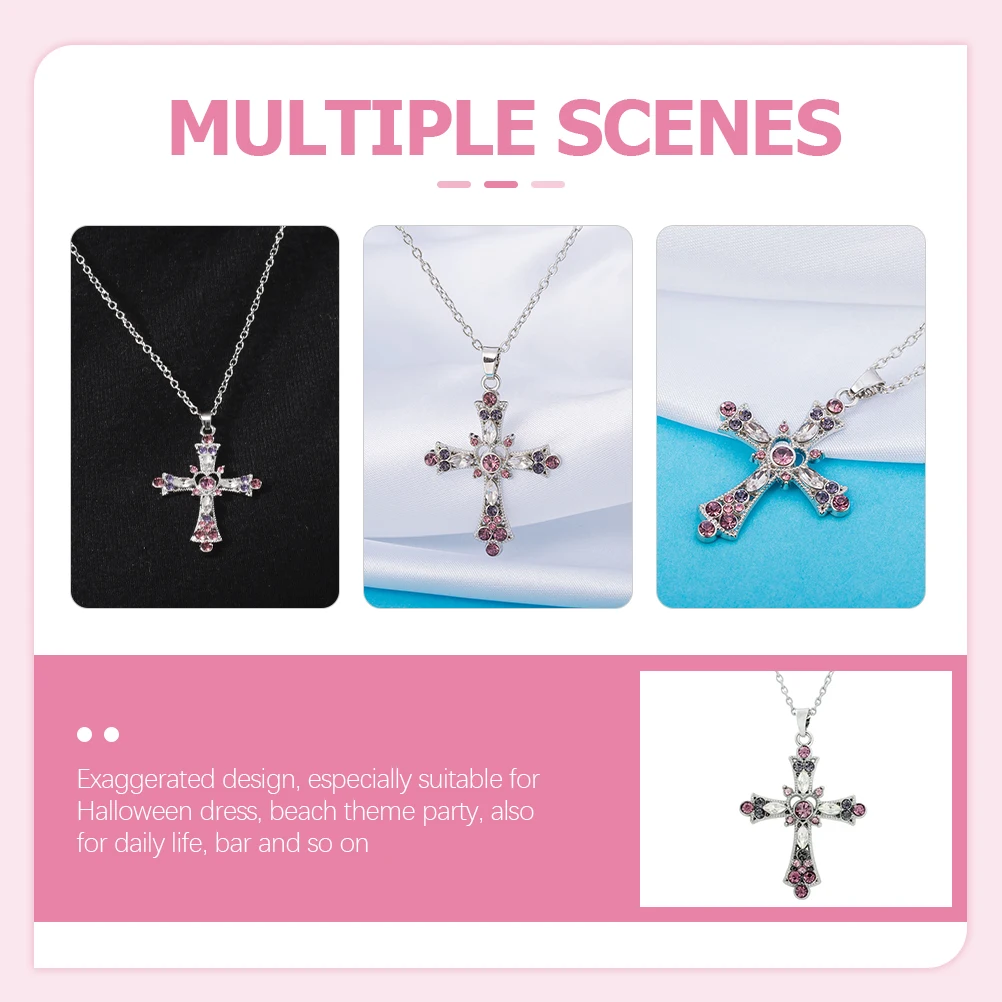 Rhinestone Cross Alloy Bohemian Style Lightweight Birthday Party Bohemian Necklaces Faith Necklace For Women Gift
Rhinestone Cross Alloy Bohemian Style Lightweight Birthday Party Bohemian Necklaces Faith Necklace For Women Gift