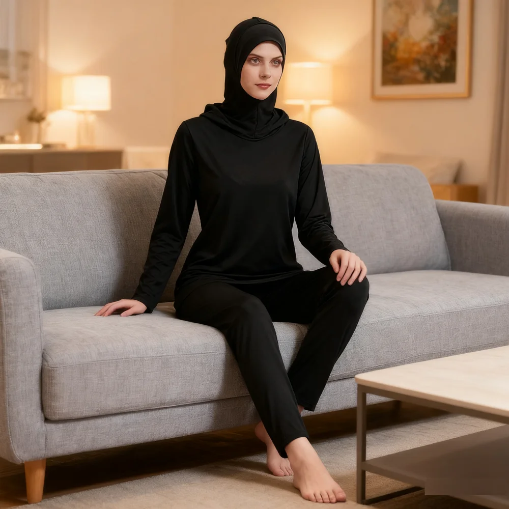 Plus Size Modest Muslim Swimwear Burkinis Women Swimsuit Islamic Full Coverage Hijab Swimming Suit Beachwear Femmes Islamic New
Plus Size Modest Muslim Swimwear Burkinis Women Swimsuit Islamic Full Coverage Hijab Swimming Suit Beachwear Femmes Islamic New