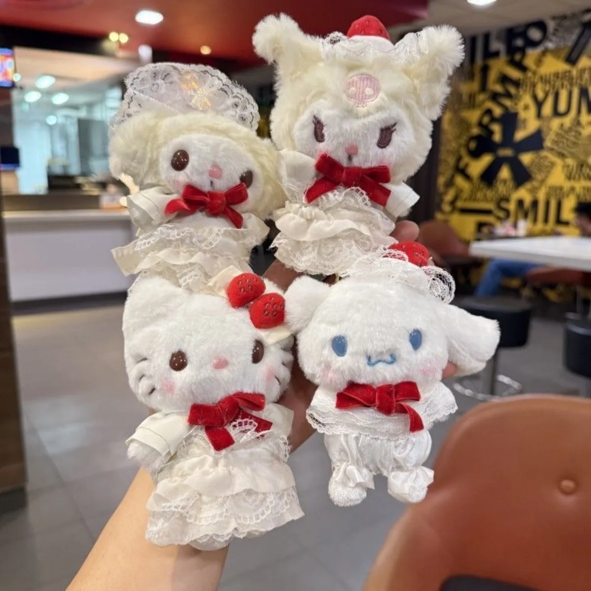 Kawaii Sanrio My Melody Strawberry Cake Plush Toy Hanging Ornaments Cartoon Anime Cute Soft Adorable Collectible Toys
Kawaii Sanrio My Melody Strawberry Cake Plush Toy Hanging Ornaments Cartoon Anime Cute Soft Adorable Collectible Toys
