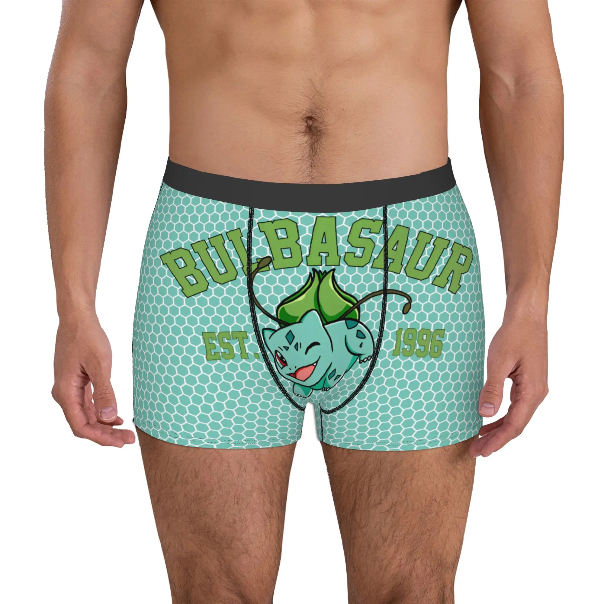 Bulbasaur Pokemon Anime Boxers Shorts Men's Cartoon Briefs Underwear Funny Underpants
Bulbasaur Pokemon Anime Boxers Shorts Men's Cartoon Briefs Underwear Funny Underpants