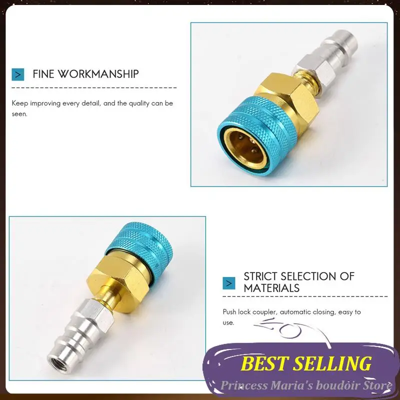 AB30-R1234yf To R134A Low Side Quick Coupler, R12 To R134A Hose Adapter Fitting Connector For Car Air-Conditioning Ac Charging
AB30-R1234yf To R134A Low Side Quick Coupler, R12 To R134A Hose Adapter Fitting Connector For Car Air-Conditioning Ac Charging