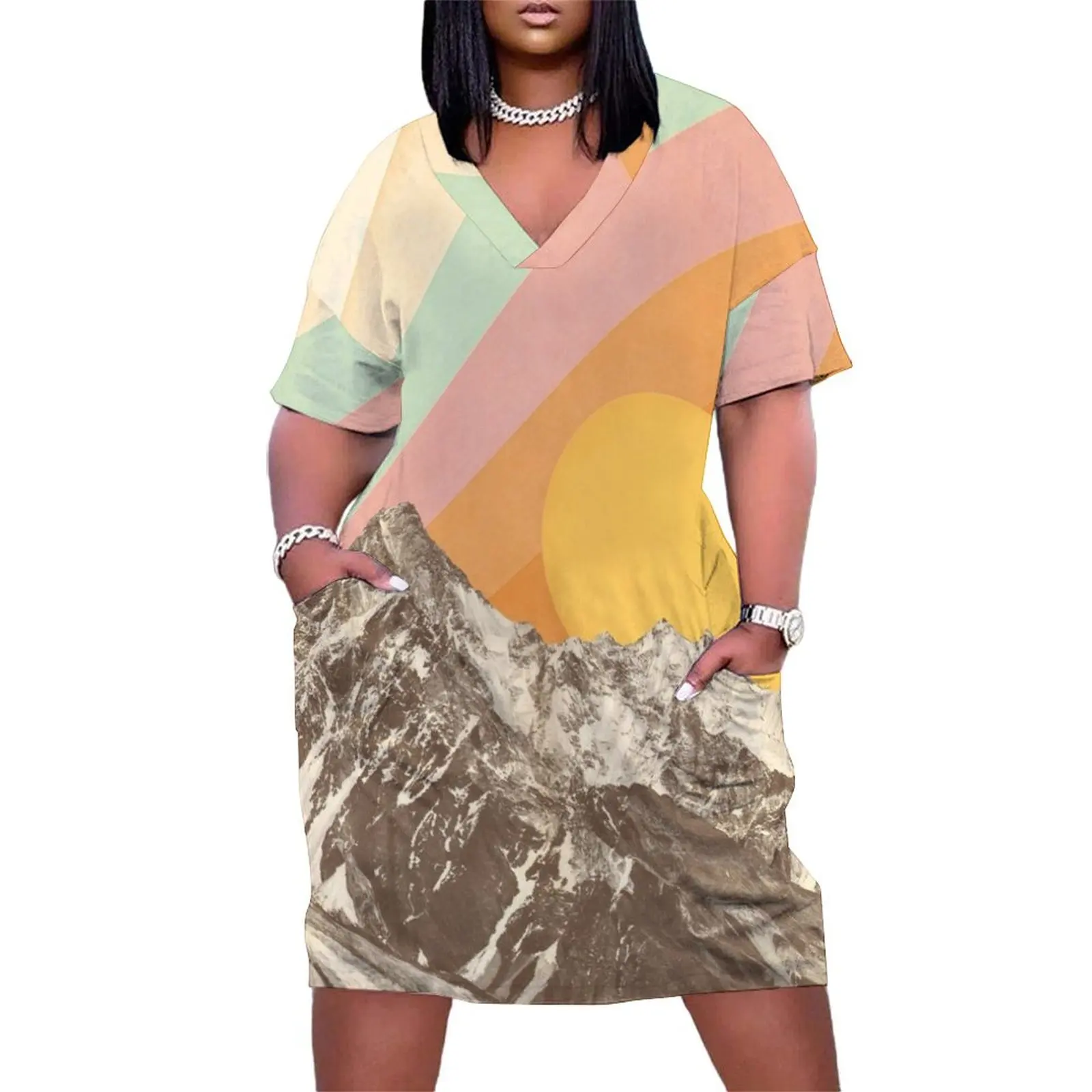 Mountainscape #1 Loose Pocket Dress elegant and pretty women's dresses luxury women's party dress evening prom birthday dress
Mountainscape #1 Loose Pocket Dress elegant and pretty women's dresses luxury women's party dress evening prom birthday dress