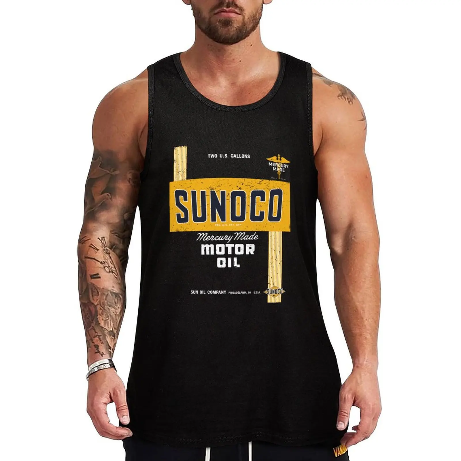 Sunoco Motor Oil Retro Distressed Design Tank Top men clothings gym shirt man Men's vest sleeveless Men's t-shirts
Sunoco Motor Oil Retro Distressed Design Tank Top men clothings gym shirt man Men's vest sleeveless Men's t-shirts
