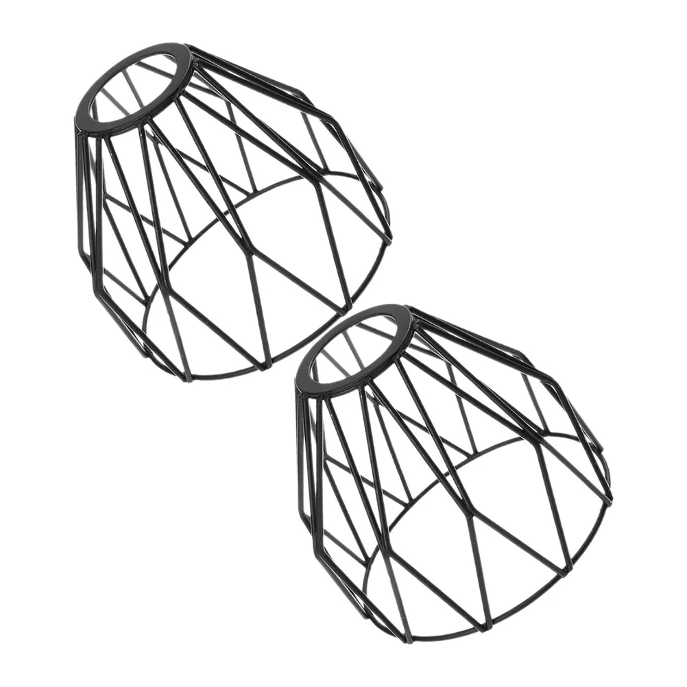 2Pcs Iron Pendant Light Shade Elegant Pendant Lamp Shades Protective Light Bulb Cage Guard for Home Hotel Restaurant Lighting
2Pcs Iron Pendant Light Shade Elegant Pendant Lamp Shades Protective Light Bulb Cage Guard for Home Hotel Restaurant Lighting