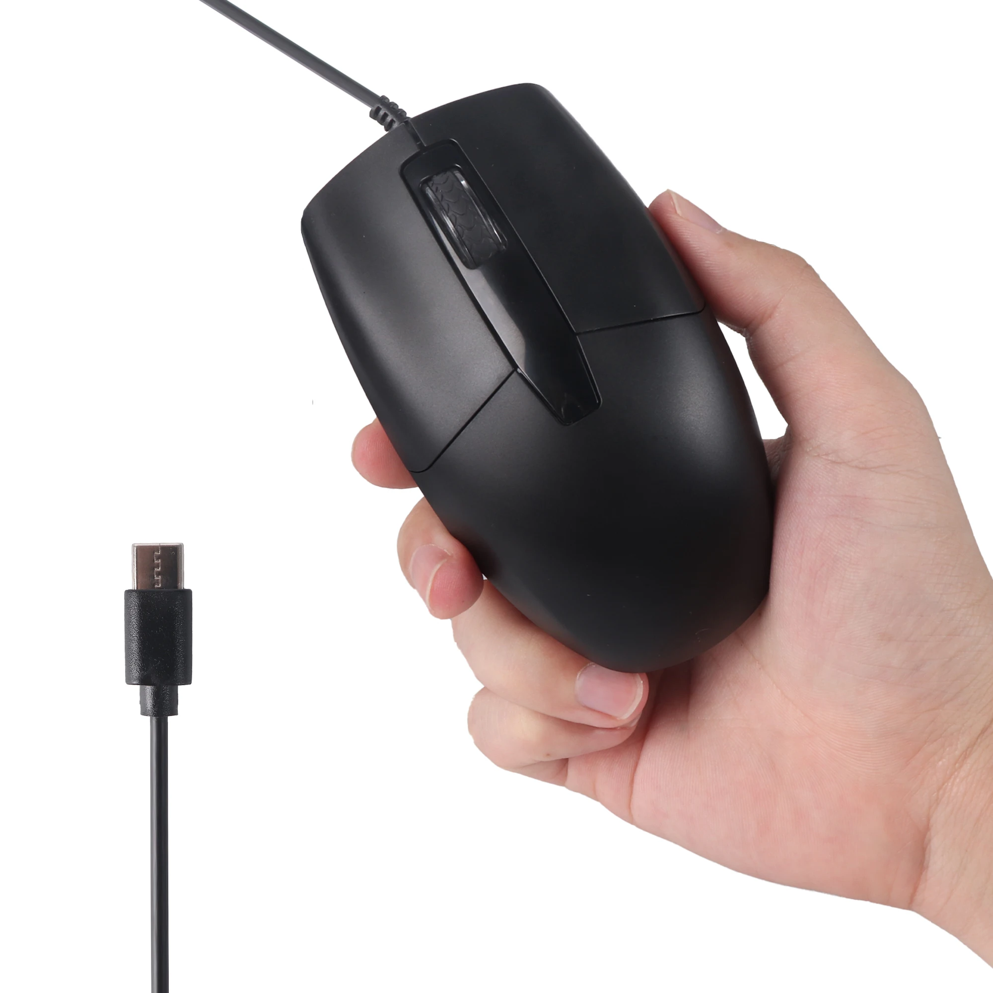 Type-C Wired Mouse Plug and Play Ergonomic Office Mouse 1200DPI High Precision Optical Mice Compatible with Windows Mac Android
Type-C Wired Mouse Plug and Play Ergonomic Office Mouse 1200DPI High Precision Optical Mice Compatible with Windows Mac Android