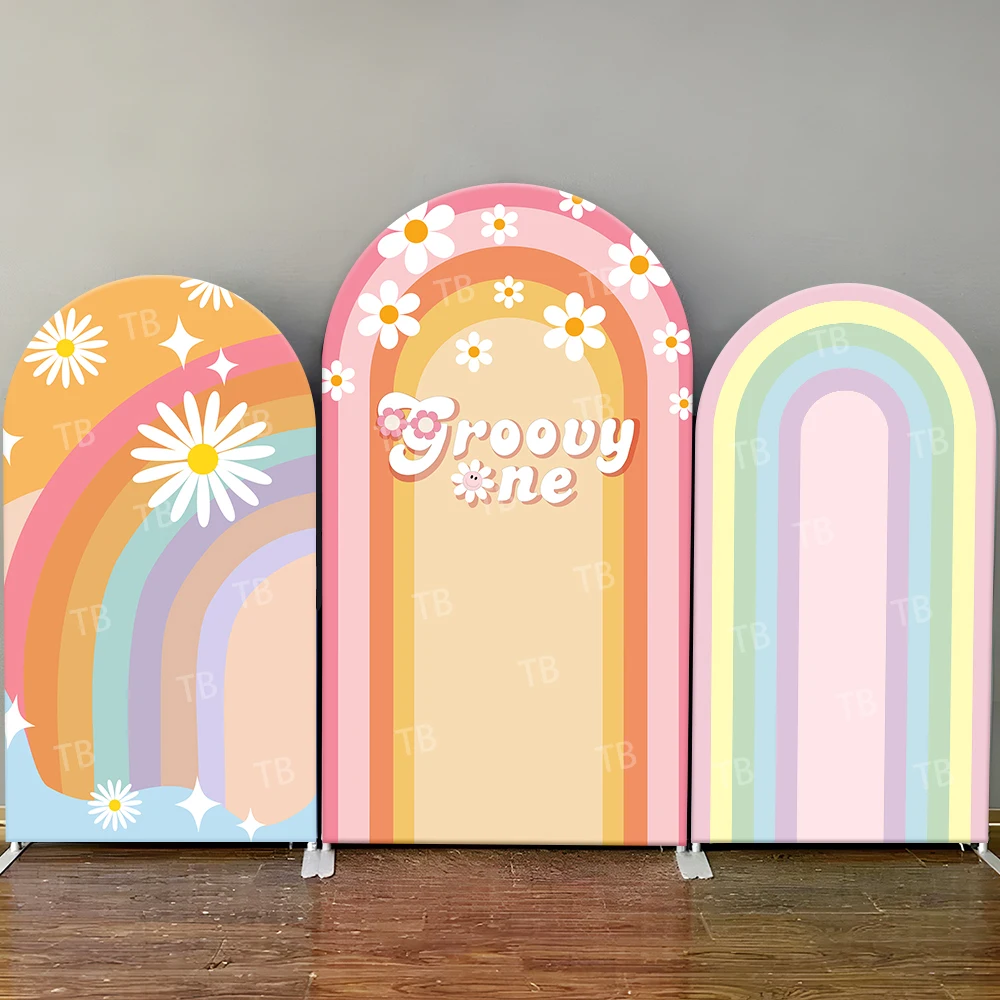 Rainbow Daisy Groovy One Arch Backdrop Cover for First Birthday Party Decor Cute Pastel Photo Booth Background Prop
Rainbow Daisy Groovy One Arch Backdrop Cover for First Birthday Party Decor Cute Pastel Photo Booth Background Prop