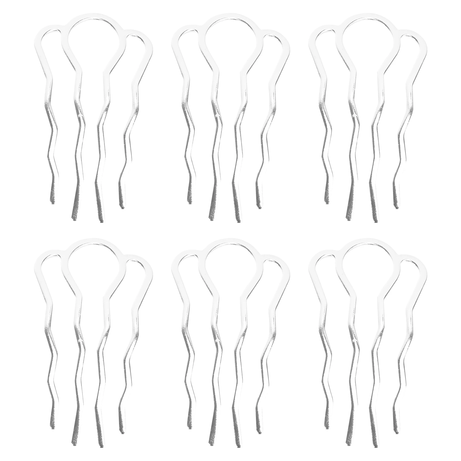 6 Pcs Metal Hairpin Pins Vintage Silver Clips Decorations Wave Accessories for Women DIY Supplies Headdress Clothes
6 Pcs Metal Hairpin Pins Vintage Silver Clips Decorations Wave Accessories for Women DIY Supplies Headdress Clothes