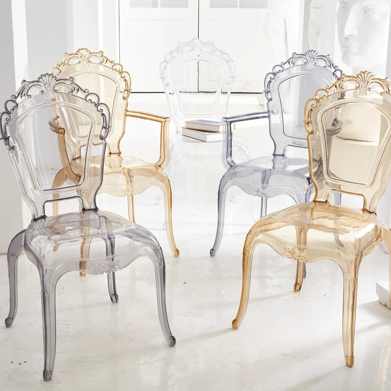 Nordic Transparent Acrylic PC Dining Chair Creative Leisure Plastic Wedding Seating Manufacturer Wholesale
Nordic Transparent Acrylic PC Dining Chair Creative Leisure Plastic Wedding Seating Manufacturer Wholesale
