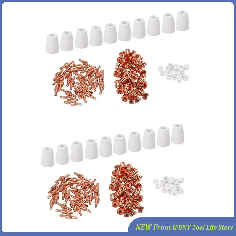 200Pcs PT-31 -40 Air Plasma Cutter Cutting Nozzles Electrode Tip Torch Consumable Kits 40A Fit For LGK-40 CUT-40 BPS40 New
200Pcs PT-31 -40 Air Plasma Cutter Cutting Nozzles Electrode Tip Torch Consumable Kits 40A Fit For LGK-40 CUT-40 BPS40 New