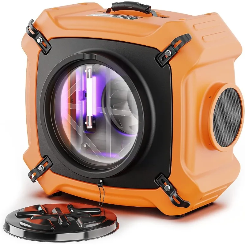 PureAiro HEPA Max 970 industrial Air Scrubber, 3-Stage Filtration System, GFCI Outlet,
PureAiro HEPA Max 970 industrial Air Scrubber, 3-Stage Filtration System, GFCI Outlet,