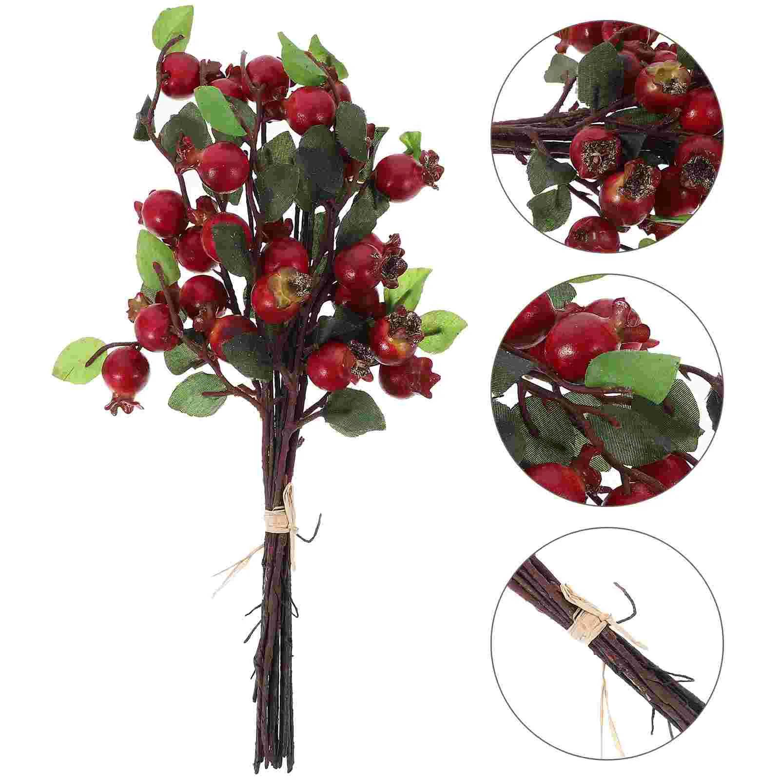 Orange Decor Artificial Rosehip Berries Branch Simulation Pomegranate Flower Fake Flowers
Orange Decor Artificial Rosehip Berries Branch Simulation Pomegranate Flower Fake Flowers