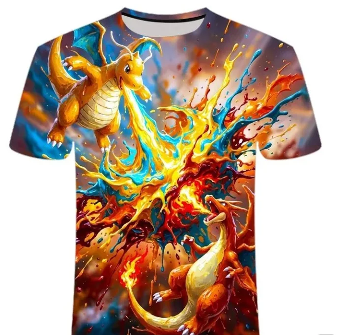 Pokémon-themed T-shirt, New Summer Style, Loose and Slimming, Versatile Casual Top
Pokémon-themed T-shirt, New Summer Style, Loose and Slimming, Versatile Casual Top