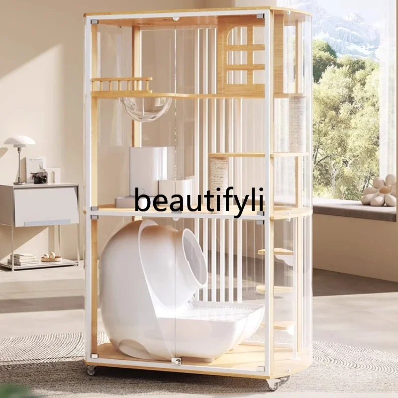 zz1360 panoramic cat villa fully transparent curved glass cat cabinet house can put automatic cat litter box cage
zz1360 panoramic cat villa fully transparent curved glass cat cabinet house can put automatic cat litter box cage