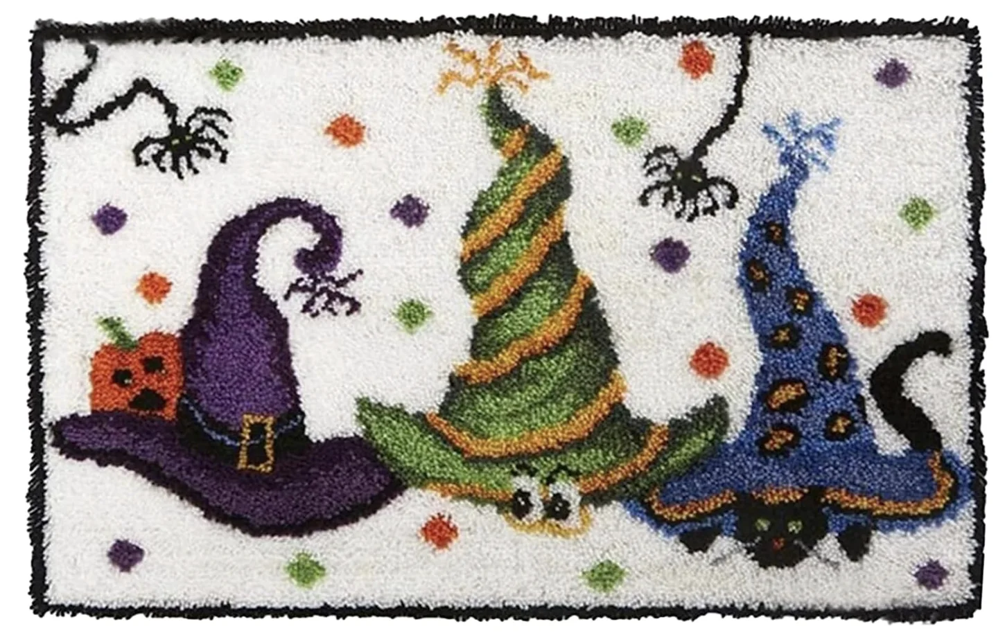 Latch Hook Kits, Latch Hook Rug Kit for Adults Kids Halloween Hat Latch Hook Kits with Printed Canvas 52X38cm/20.5 Inch X15 Inch
Latch Hook Kits, Latch Hook Rug Kit for Adults Kids Halloween Hat Latch Hook Kits with Printed Canvas 52X38cm/20.5 Inch X15 Inch