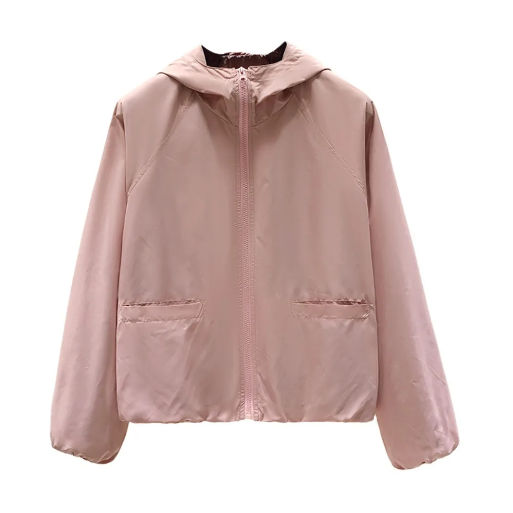 Breathable Loose Sunscreen Coat Women Quick-Drying Windproof Sun-Protective Tops Out Wear Solid Color Hooded Jacket Outdoor
Breathable Loose Sunscreen Coat Women Quick-Drying Windproof Sun-Protective Tops Out Wear Solid Color Hooded Jacket Outdoor
