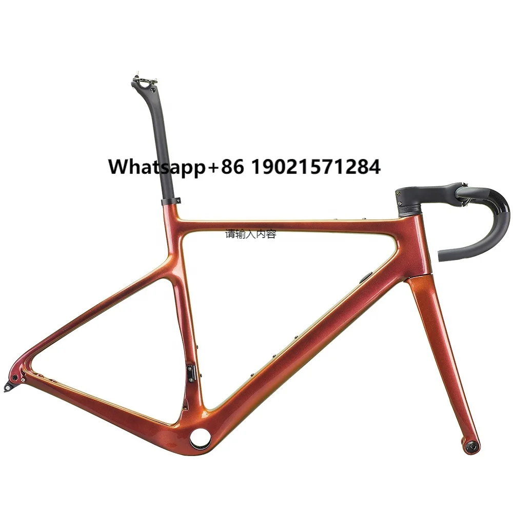 YF-R068 Customized Carbon Fiber Cyclocross Road Racing Bicycle Frame BB79 Disc Brake UD High Strength Cycling Bike Gravel Frames
YF-R068 Customized Carbon Fiber Cyclocross Road Racing Bicycle Frame BB79 Disc Brake UD High Strength Cycling Bike Gravel Frames