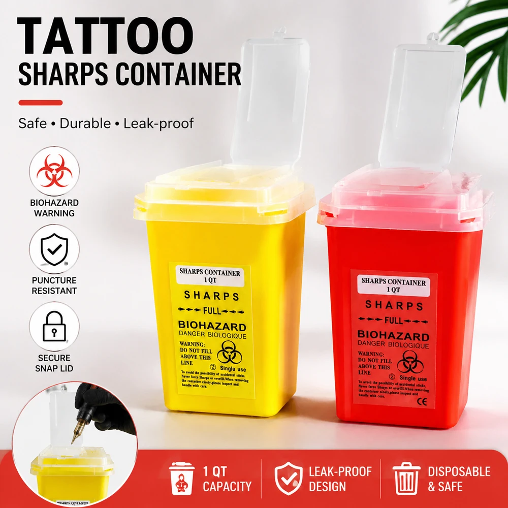 1L Capacity Sharps Container Waste Bin Tattoo Needles Disposal Collect Box Tattoo Artist Waste Box Tattoo Accessories
1L Capacity Sharps Container Waste Bin Tattoo Needles Disposal Collect Box Tattoo Artist Waste Box Tattoo Accessories